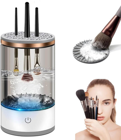Máquina limpiadora de brochas de maquillaje