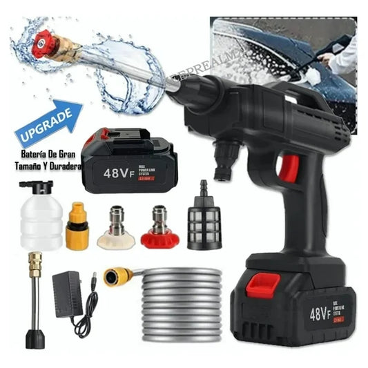 PISTOLA DE AGUA HIDROLAVADORA 48 V y 24v MD 12113