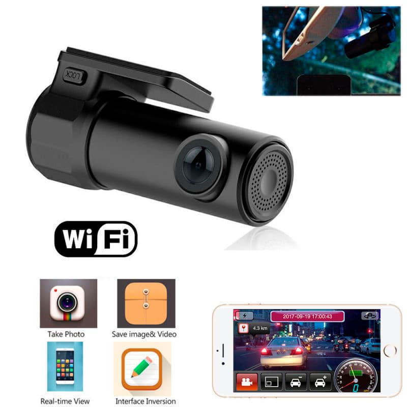 🚘 CÁMARA PARA CARROS WIFI TRAFFIC RECORDER HD